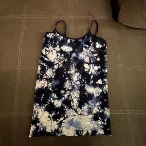 Tye dye stretchy tank size small